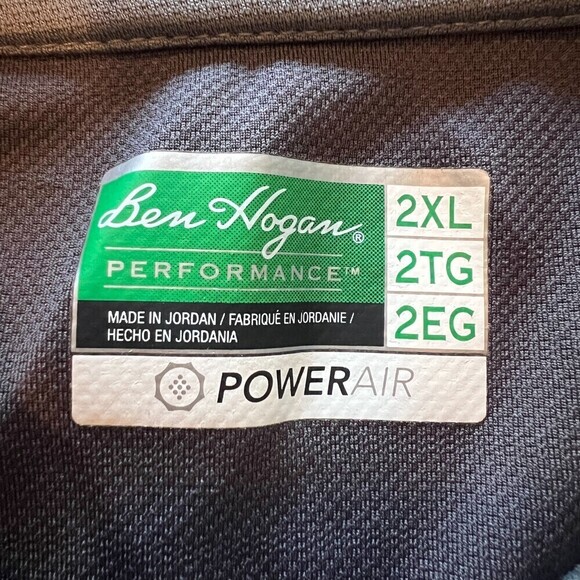 Shirt performance  power air gray tshirt casual sport plus size 2xl - Picture 2 of 14